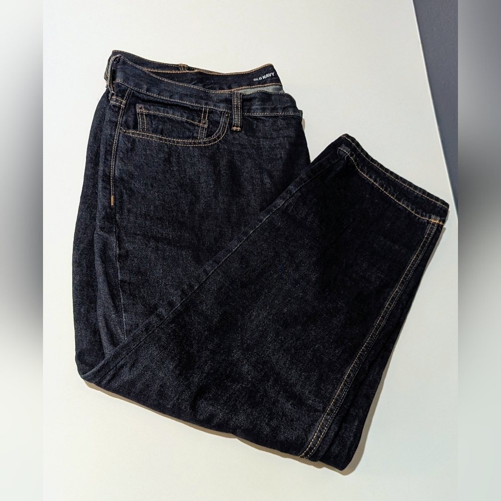 Old Navy Men's Relaxed Jeans - Deep Indigo